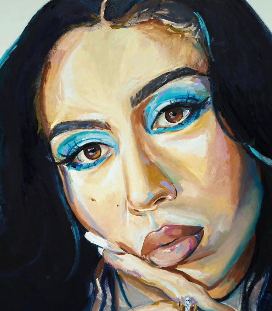 Ocean Eyes — original acrylic on canvas painting by ArtbyLilyParker